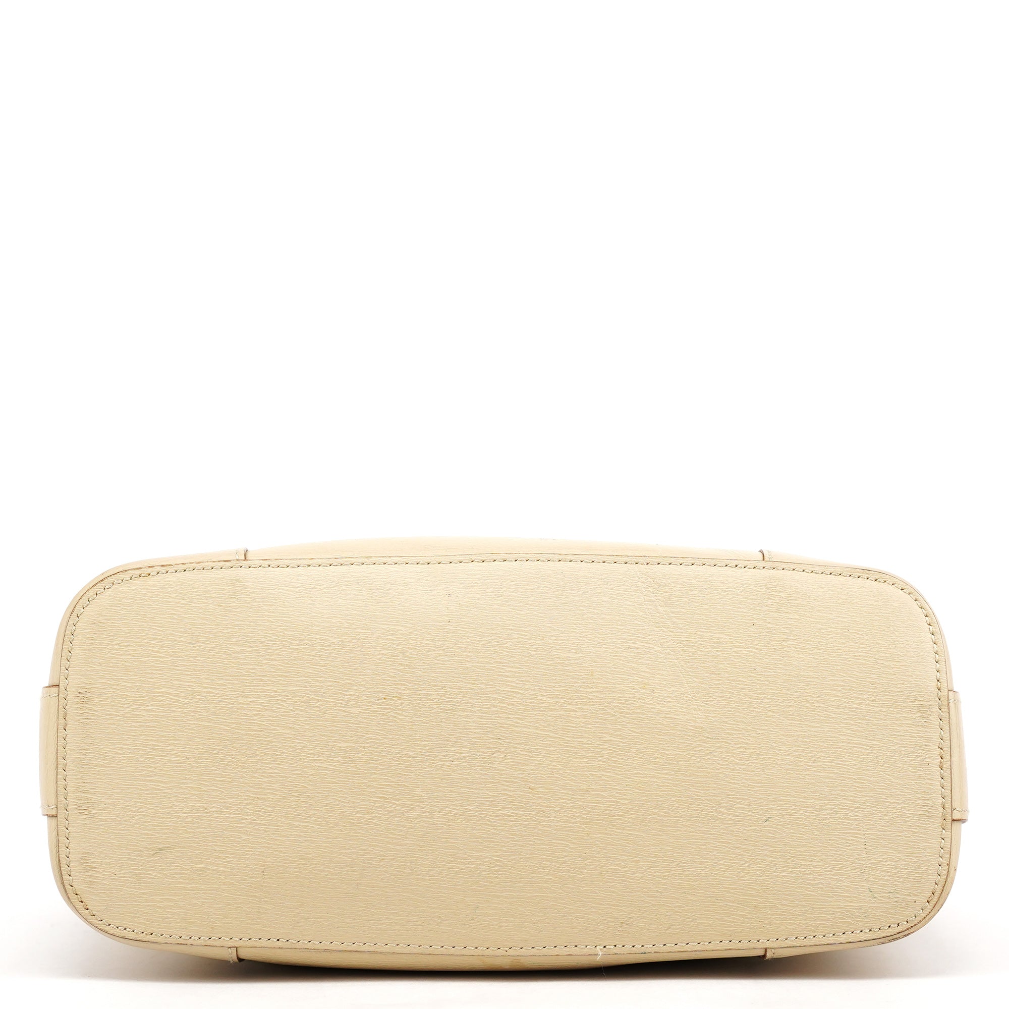 001 4204 Beige Leather Hobo Shoulder Bag