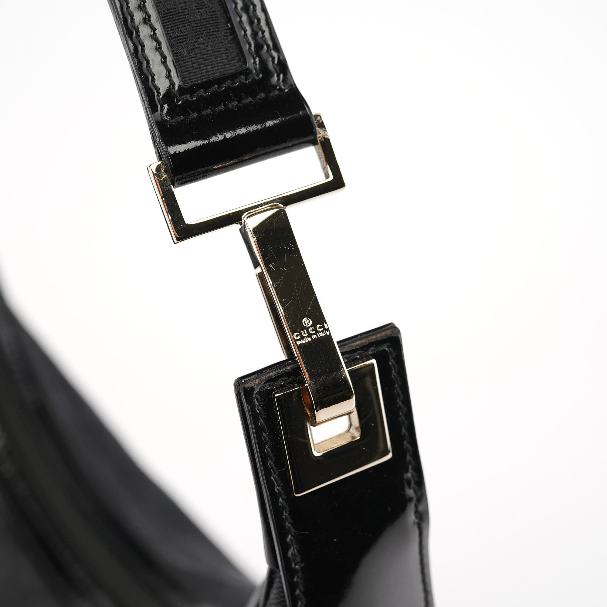001 4204 Black GG Shoulder Bag