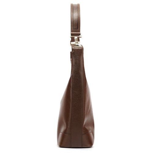 001 4204 Light Brown Leather Shoulder Bag