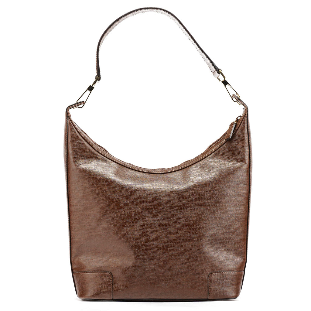 001 4204 Light Brown Leather Shoulder Bag
