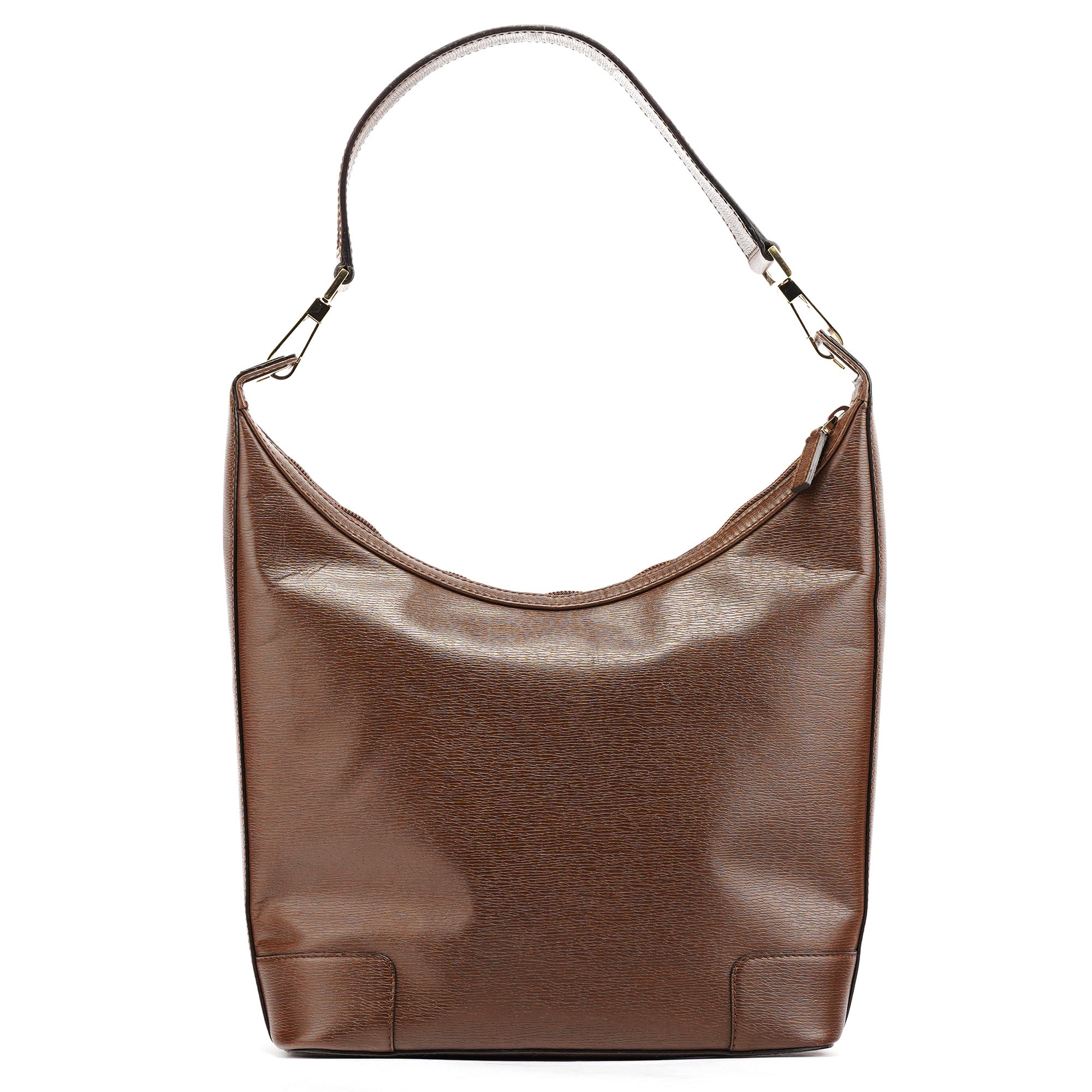 001 4204 Light Brown Leather Shoulder Bag