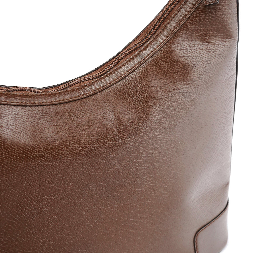 001 4204 Light Brown Leather Shoulder Bag