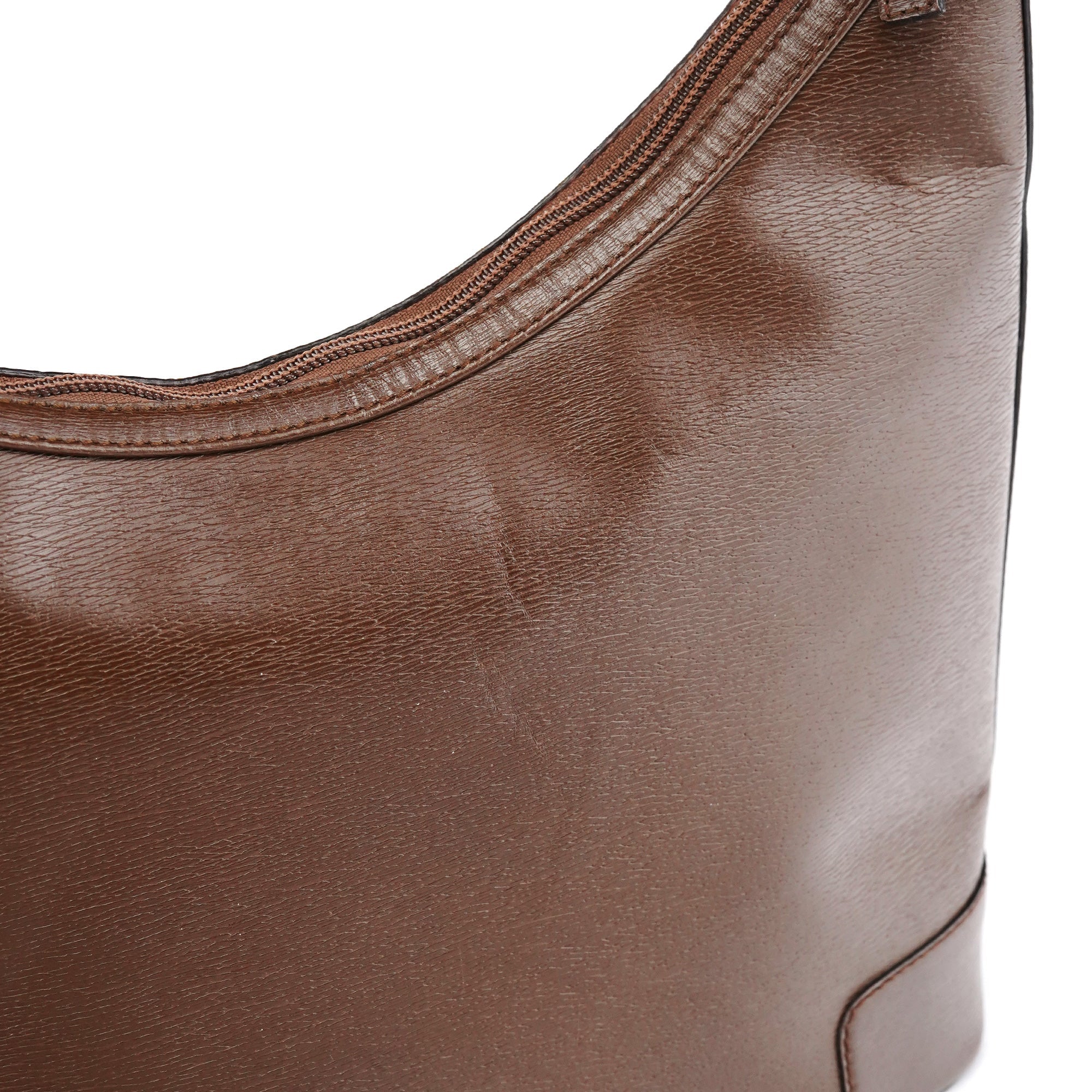 001 4204 Light Brown Leather Shoulder Bag