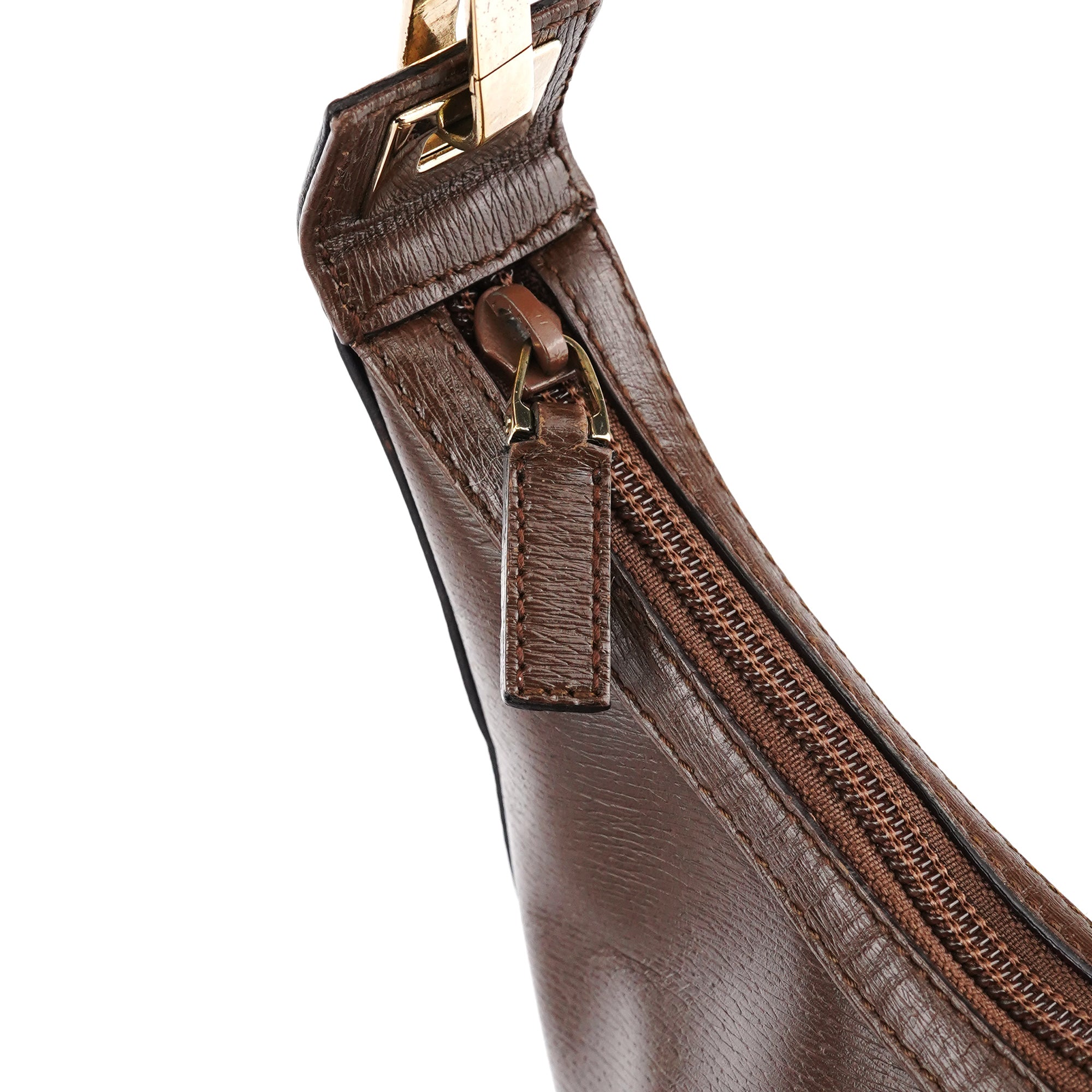 001 4204 Light Brown Leather Shoulder Bag