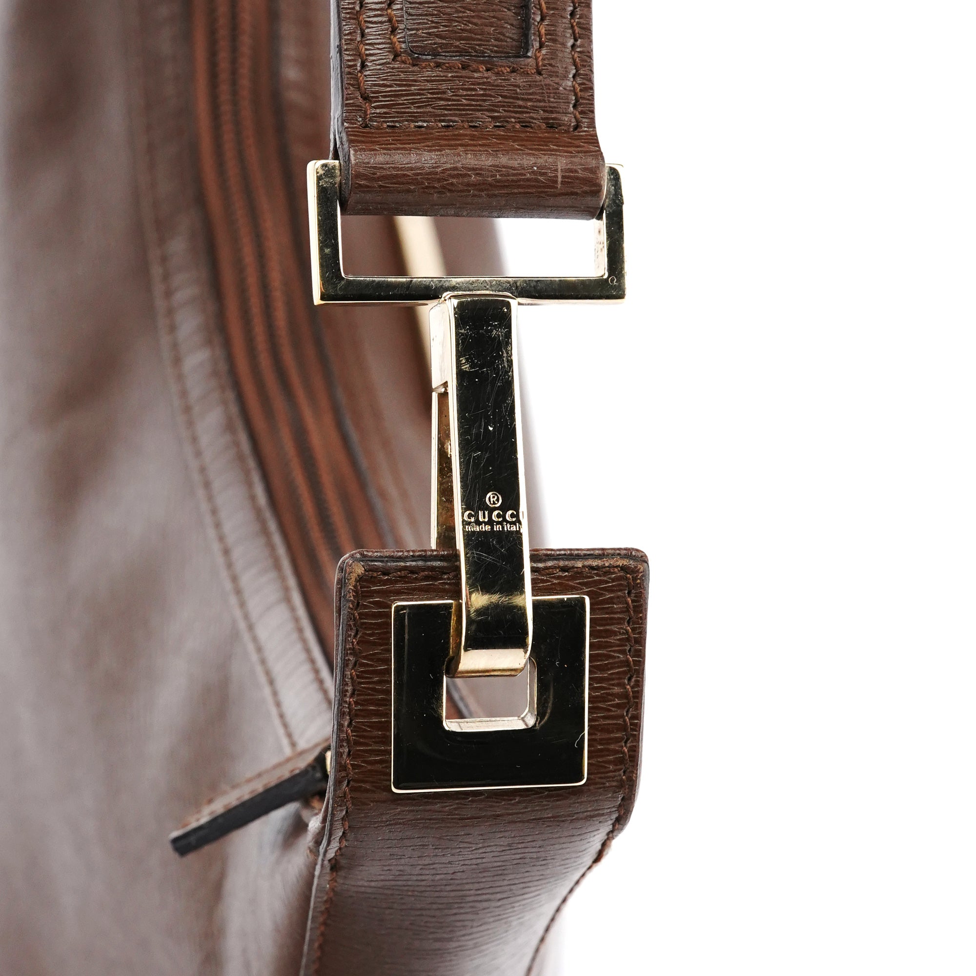 001 4204 Light Brown Leather Shoulder Bag