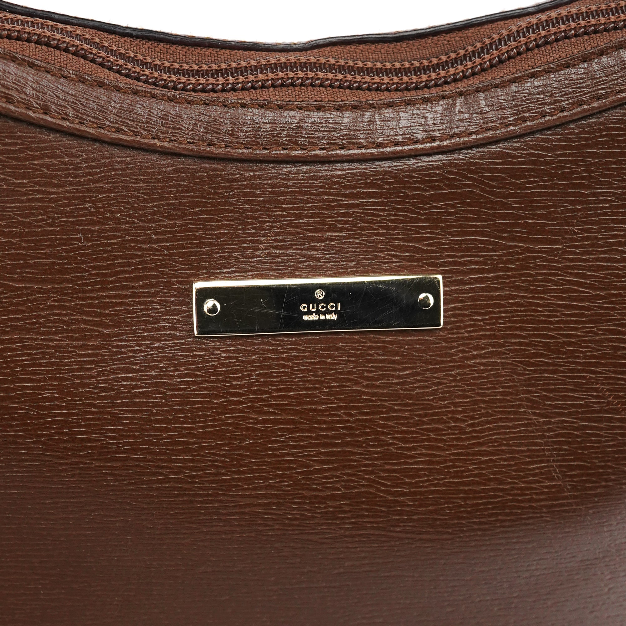 001 4204 Light Brown Leather Shoulder Bag