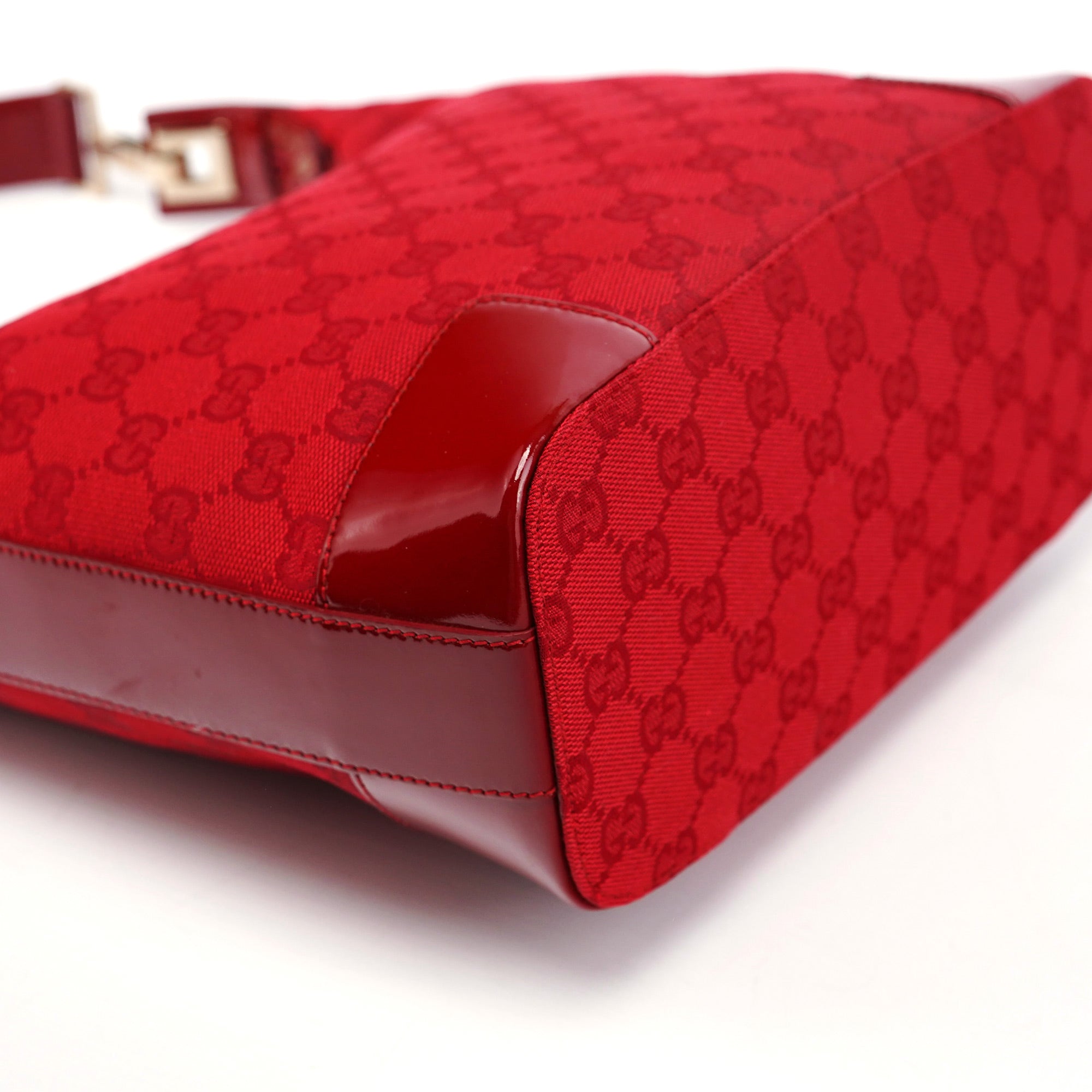001 4204 Red GG Hobo Shoulder Bag