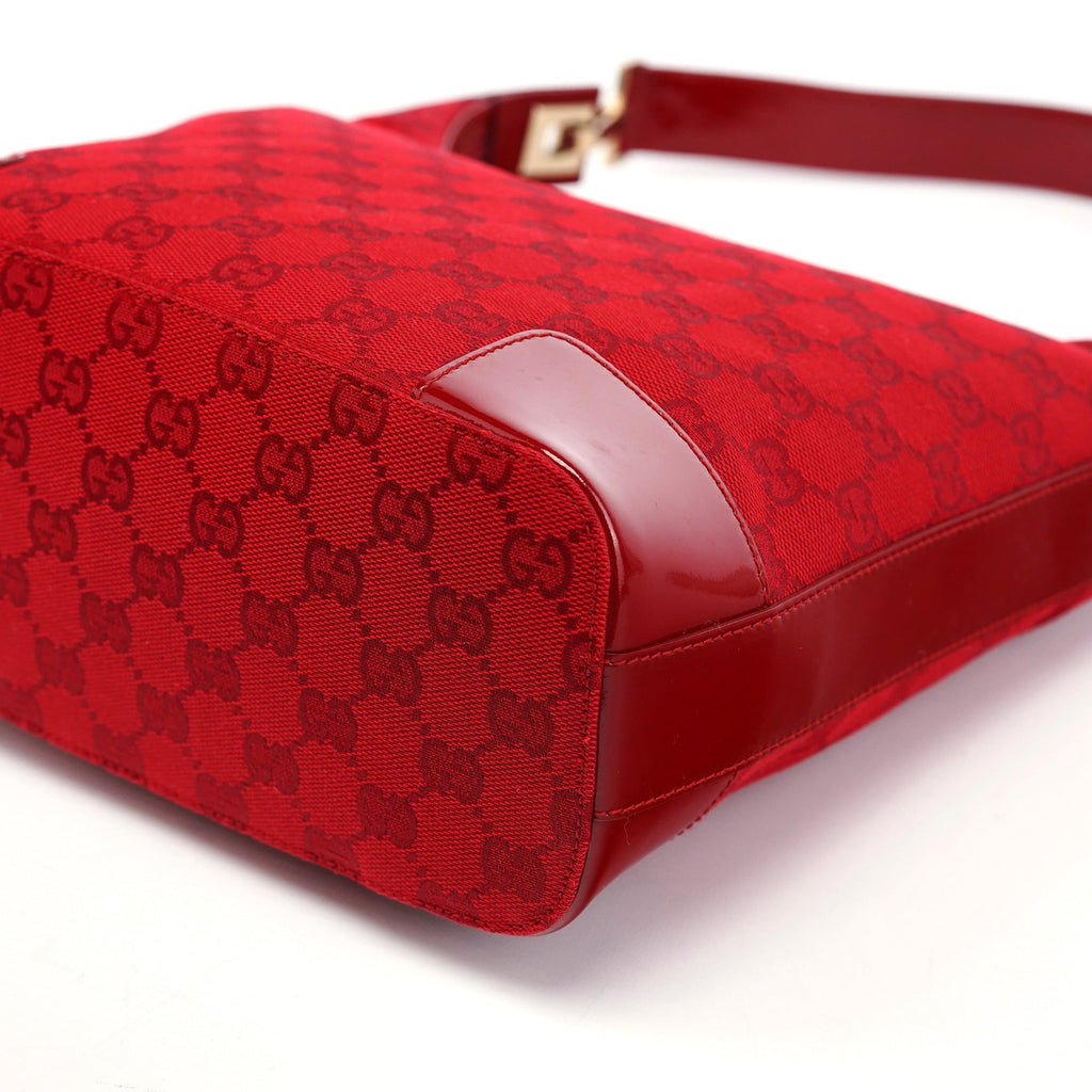 001 4204 Red GG Hobo Shoulder Bag