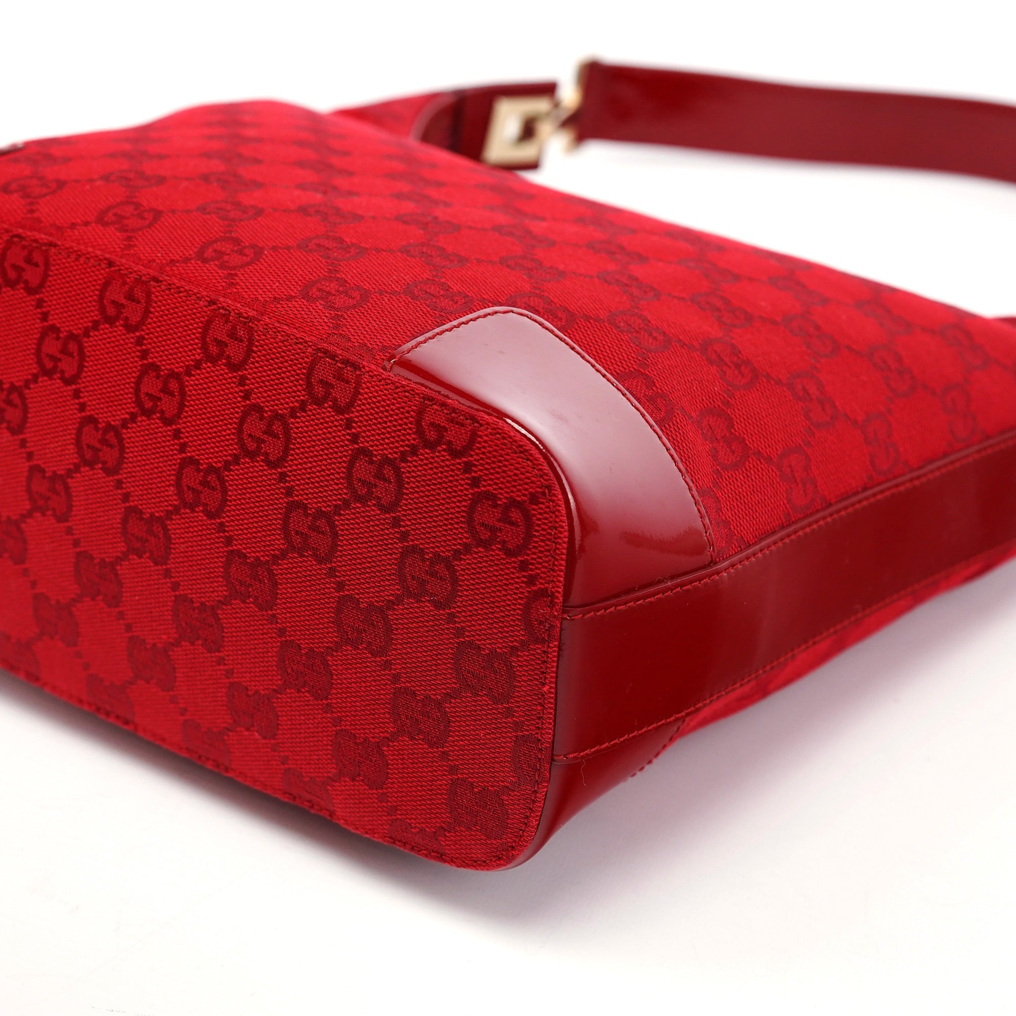 001 4204 Red GG Hobo Shoulder Bag