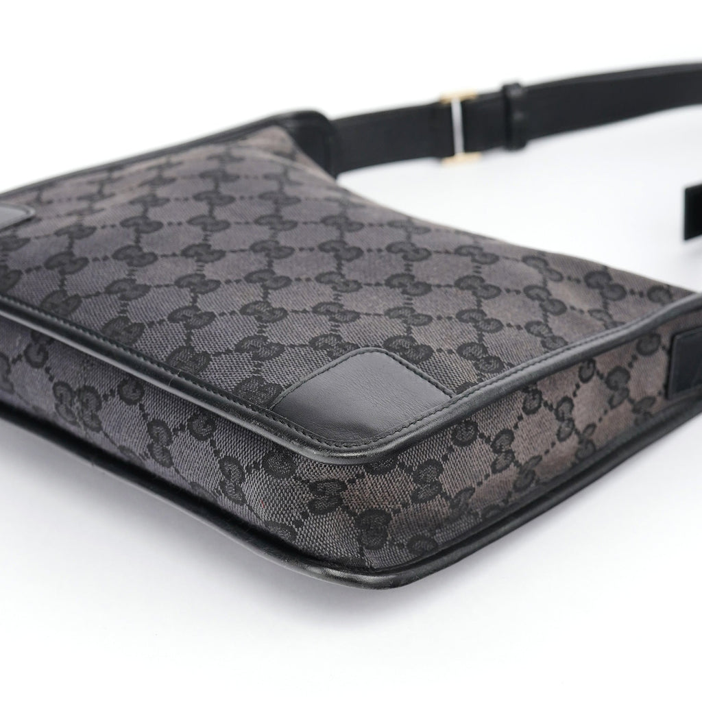 001 4206 Anthracite GG Leather Shoulder Bag