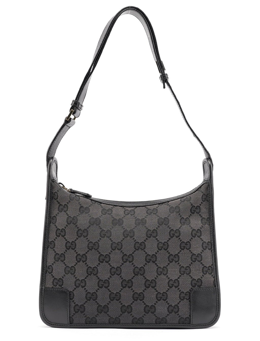 001 4206 Anthracite GG Leather Shoulder Bag