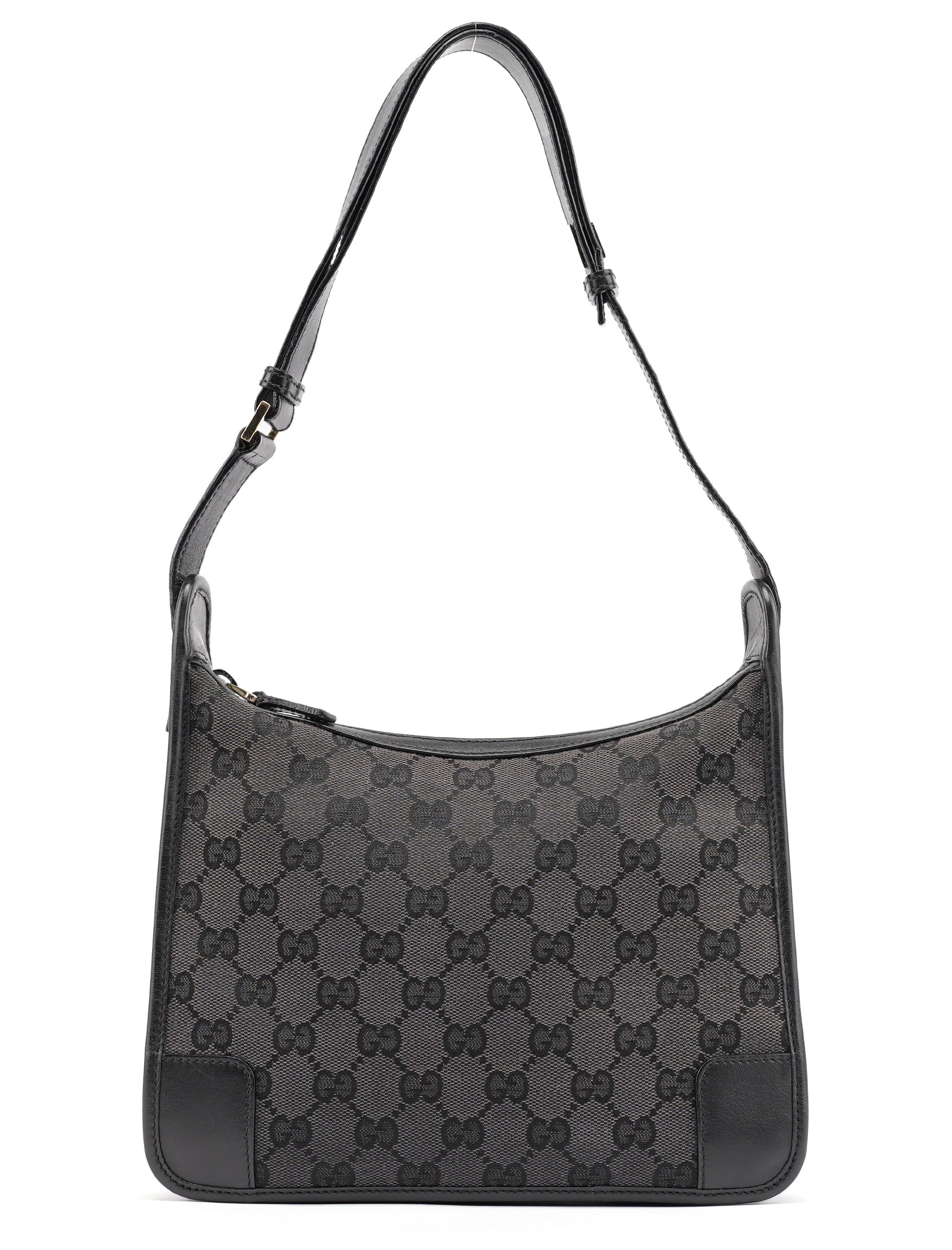 001 4206 Anthracite GG Leather Shoulder Bag