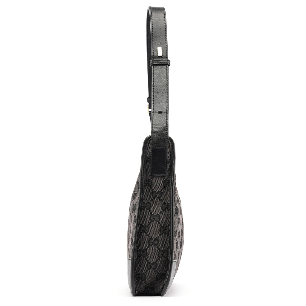 001 4206 Anthracite GG Leather Shoulder Bag