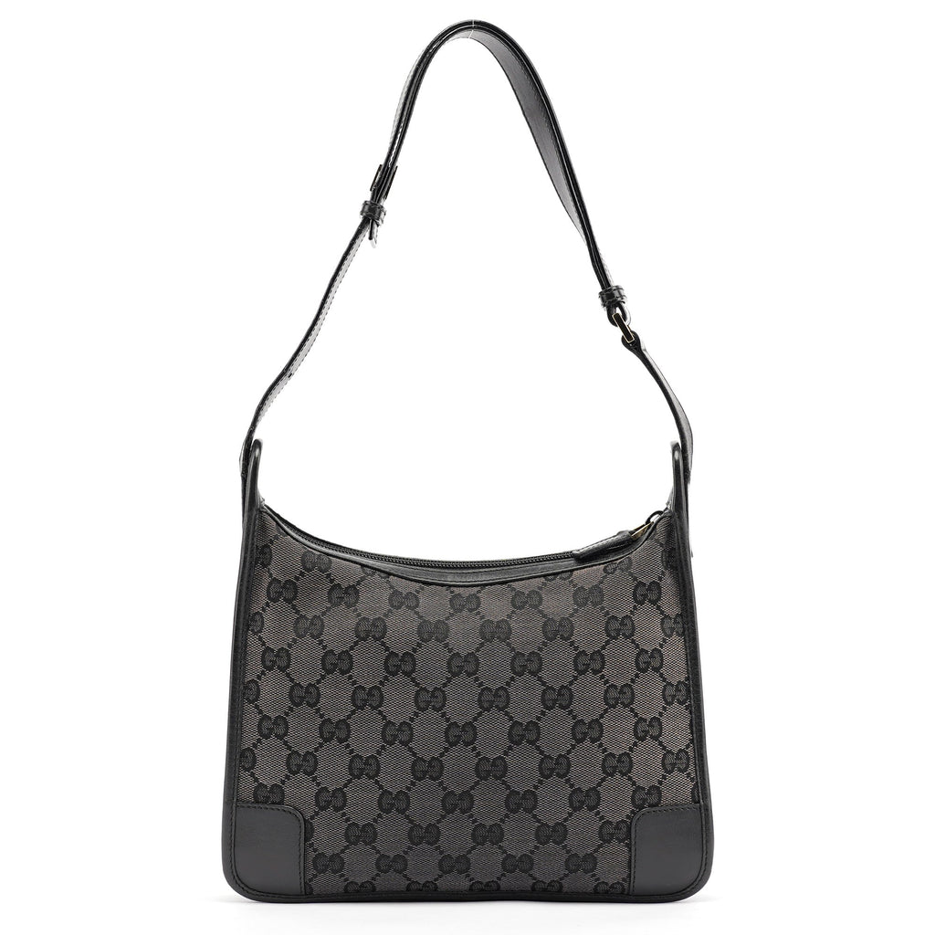 001 4206 Anthracite GG Leather Shoulder Bag