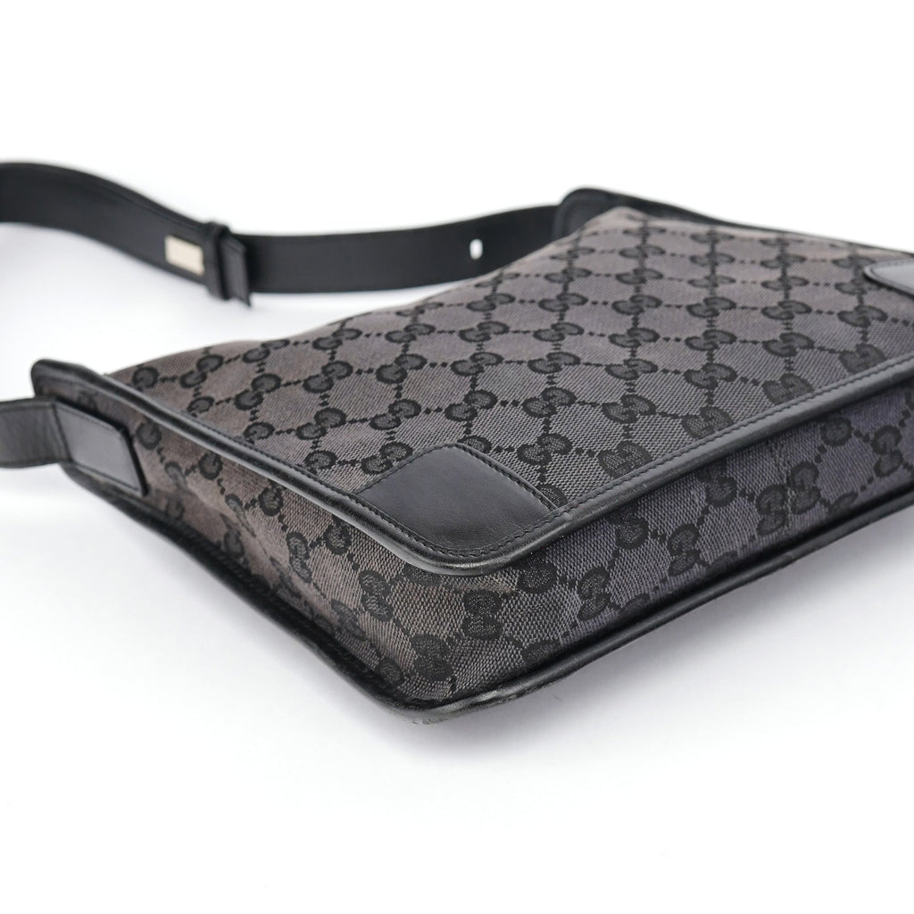 001 4206 Anthracite GG Leather Shoulder Bag