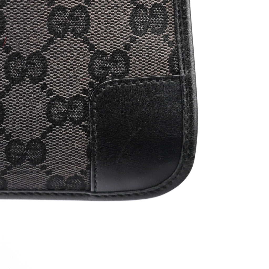 001 4206 Anthracite GG Leather Shoulder Bag