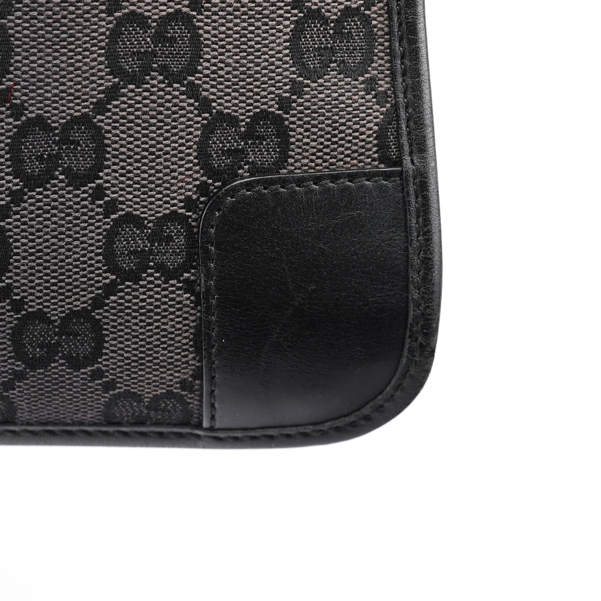 001 4206 Anthracite GG Leather Shoulder Bag
