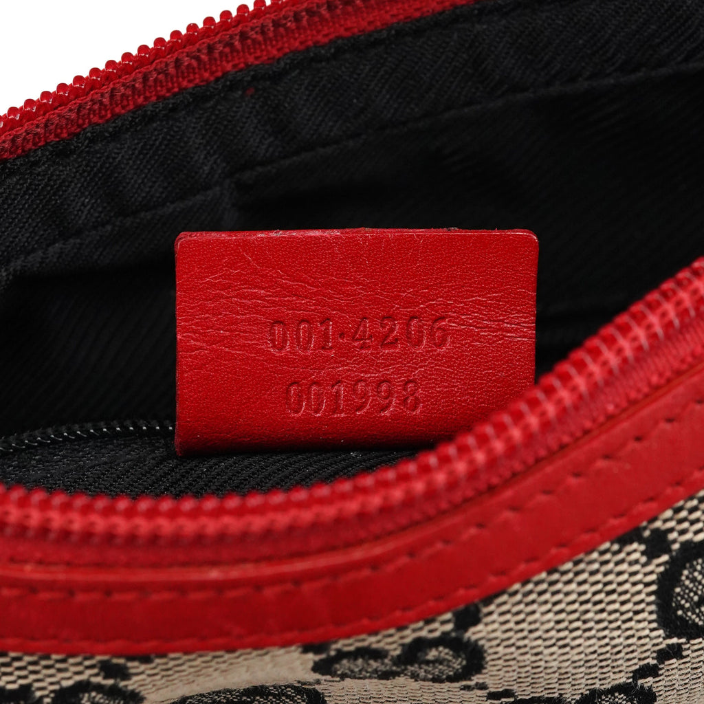 001 4206 Beige Red GG Shoulder Bag
