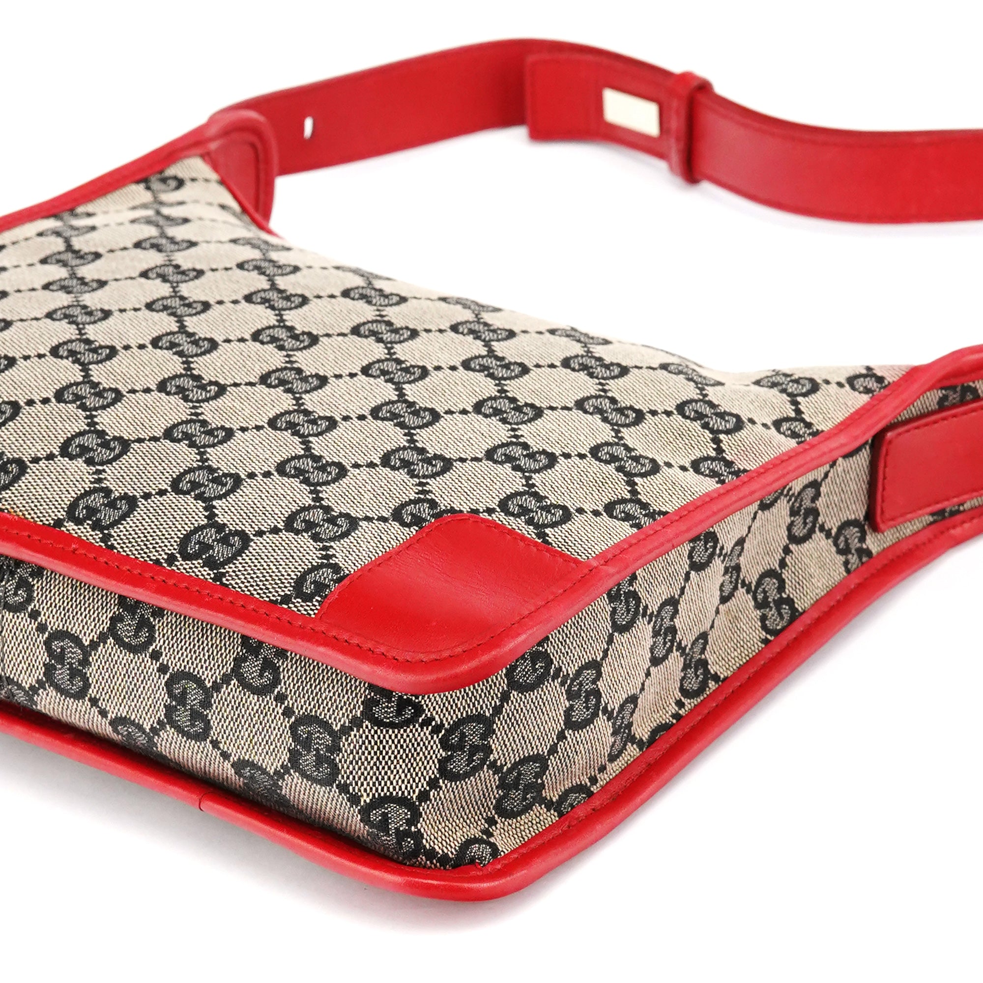 001 4206 Beige Red GG Shoulder Bag
