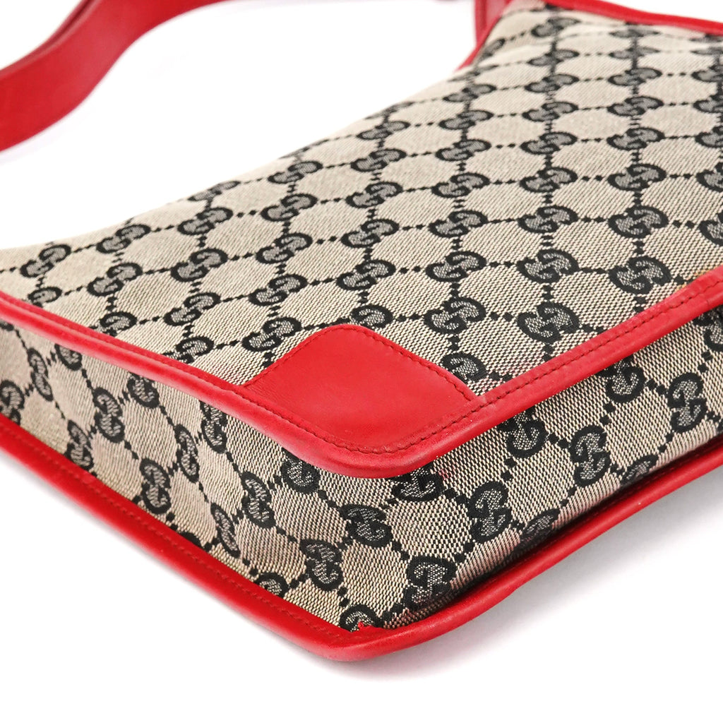 001 4206 Beige Red GG Shoulder Bag
