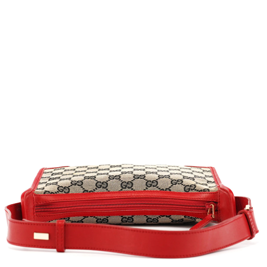 001 4206 Beige Red GG Shoulder Bag