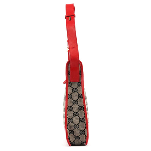 001 4206 Beige Red GG Shoulder Bag