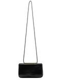 001 4227 Black Leather Mini Crossbody Bag