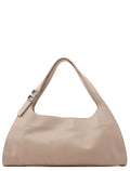 001 4243 Beige Calfskin Shoulder Bag