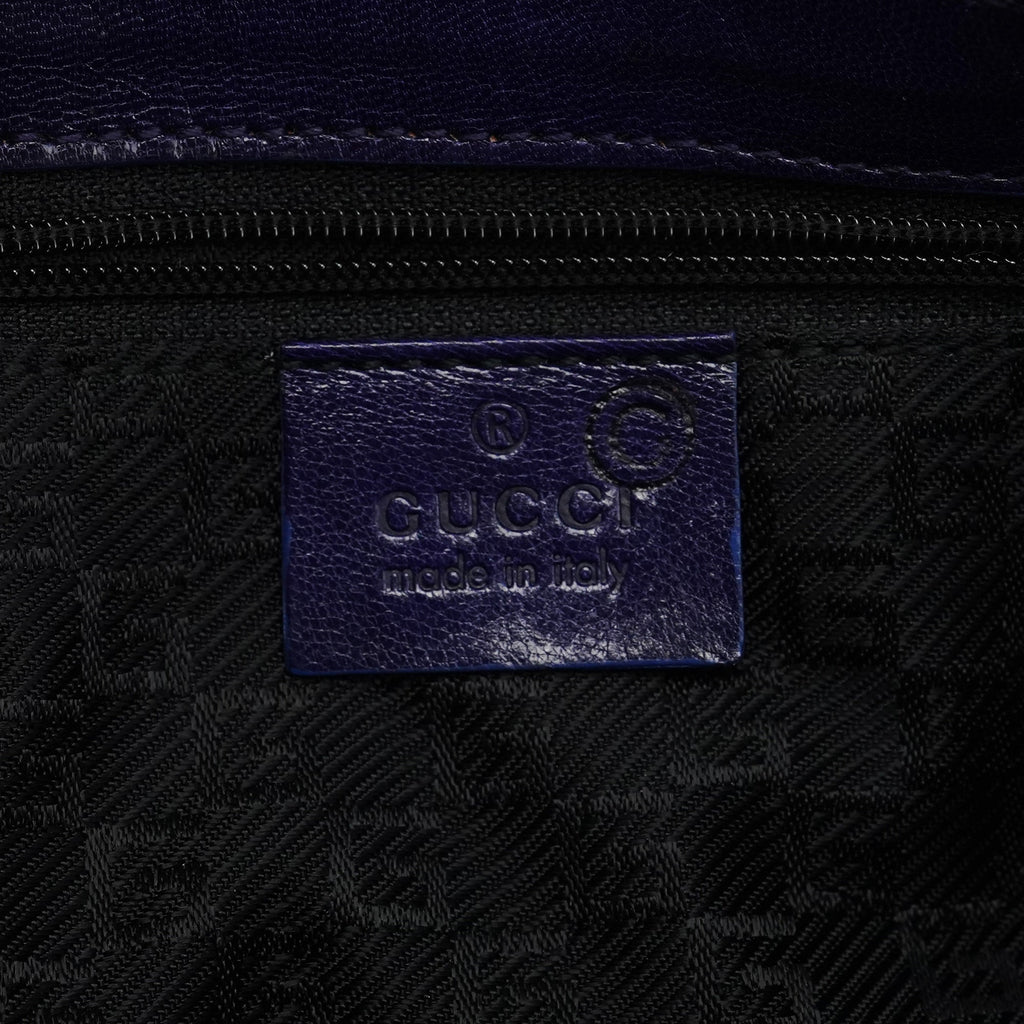 001 4246 Dark Purple Patent Leather Mini bag