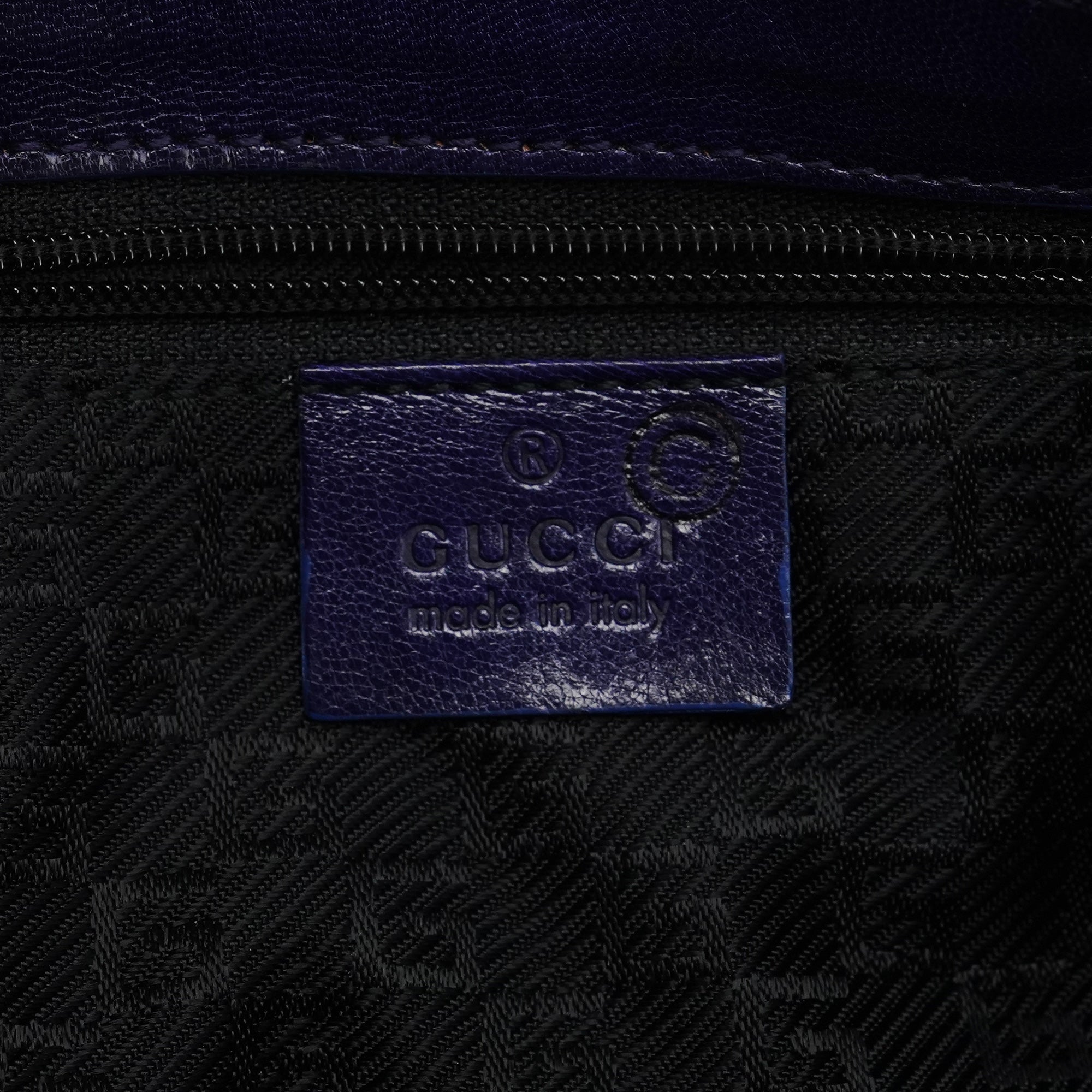 001 4246 Dark Purple Patent Leather Mini bag