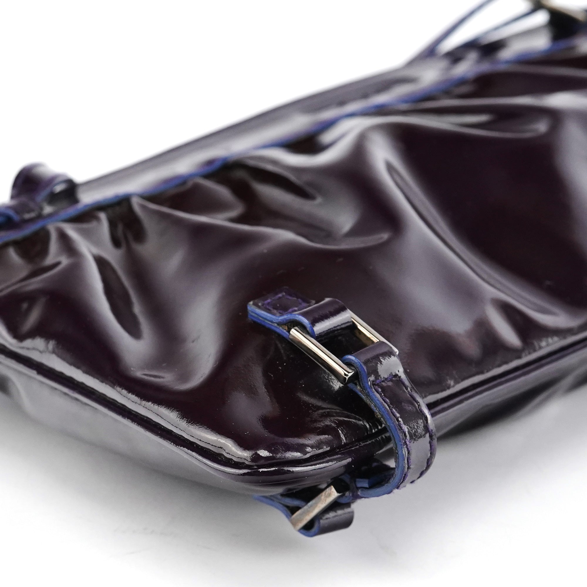 001 4246 Dark Purple Patent Leather Mini bag