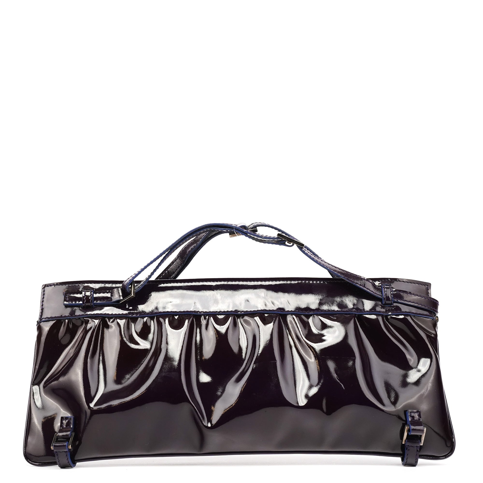 001 4246 Dark Purple Patent Leather Mini bag