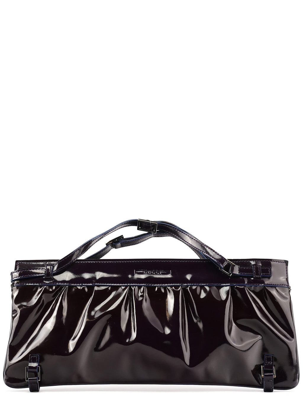 001 4246 Dark Purple Patent Leather Mini bag