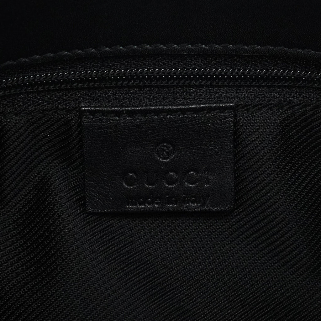 001 4286 Black GG Bucket Shoulder Bag