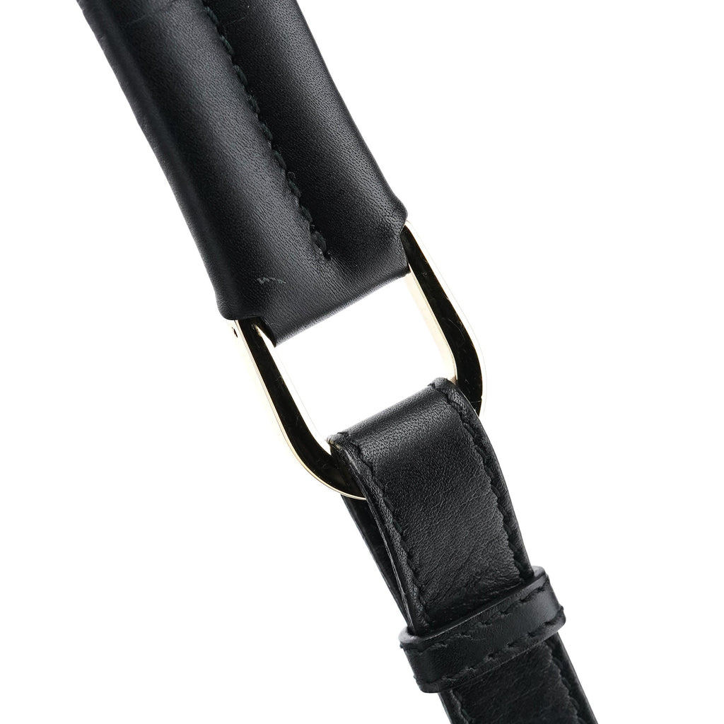 001 4286 Black GG Bucket Shoulder Bag