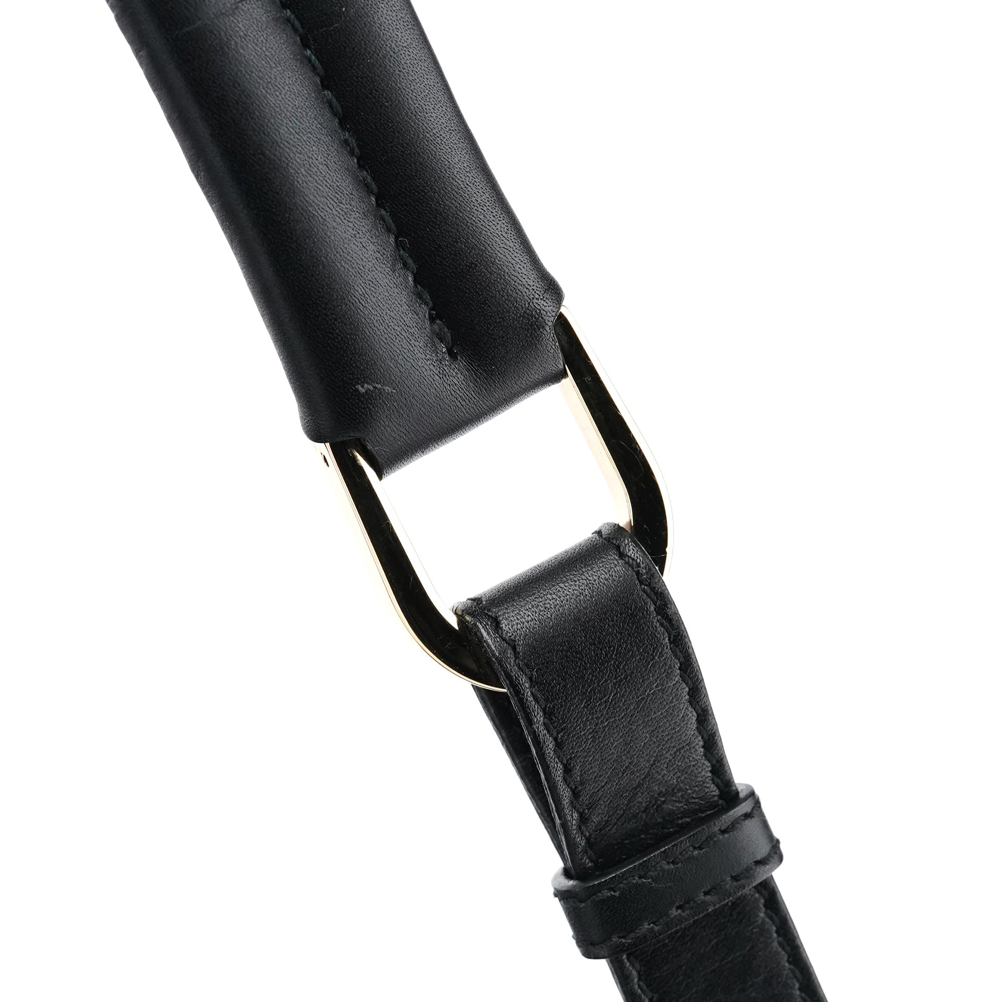 001 4286 Black GG Bucket Shoulder Bag