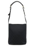 001 4286 Black GG Bucket Shoulder Bag