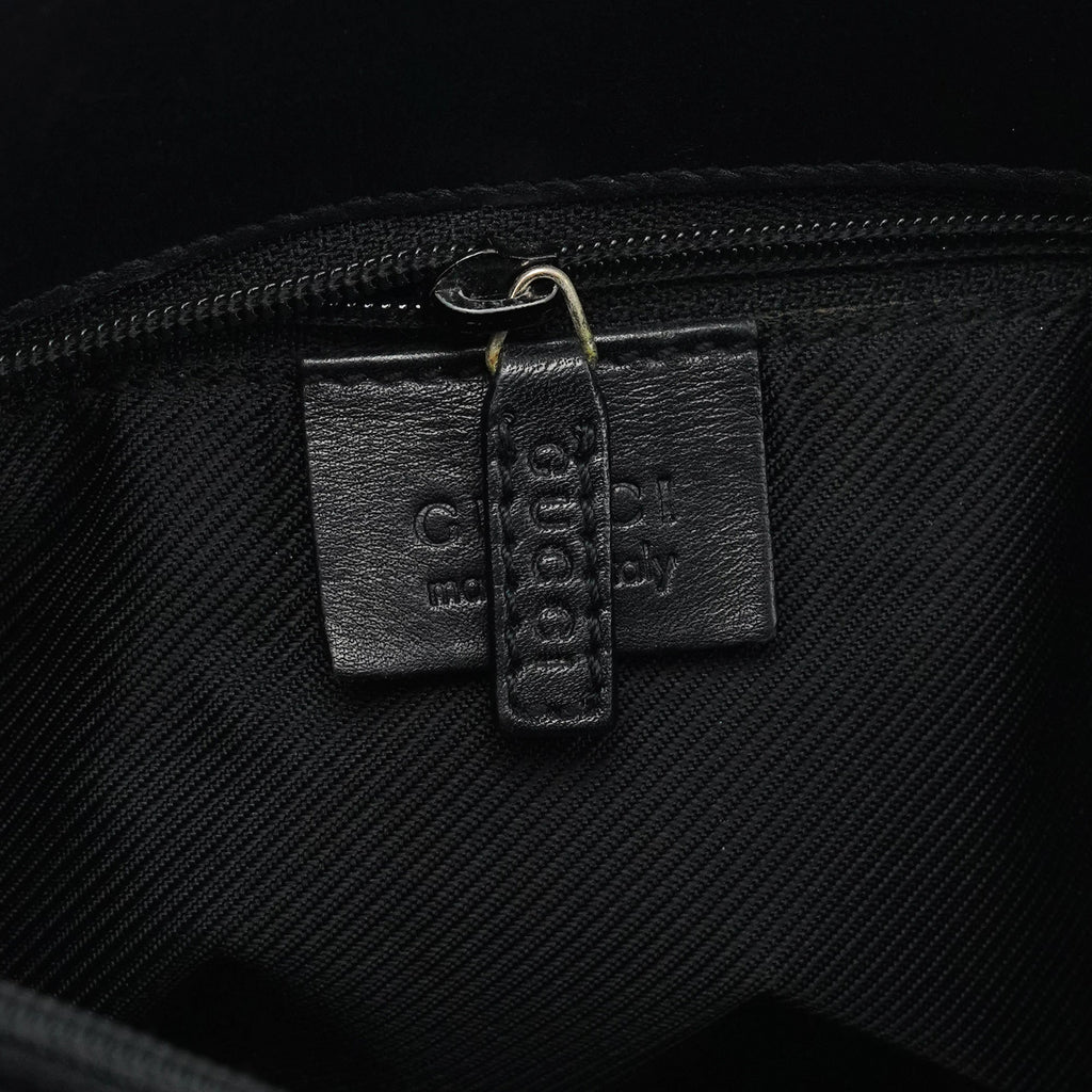 001 4286 Black GG Bucket Shoulder Bag