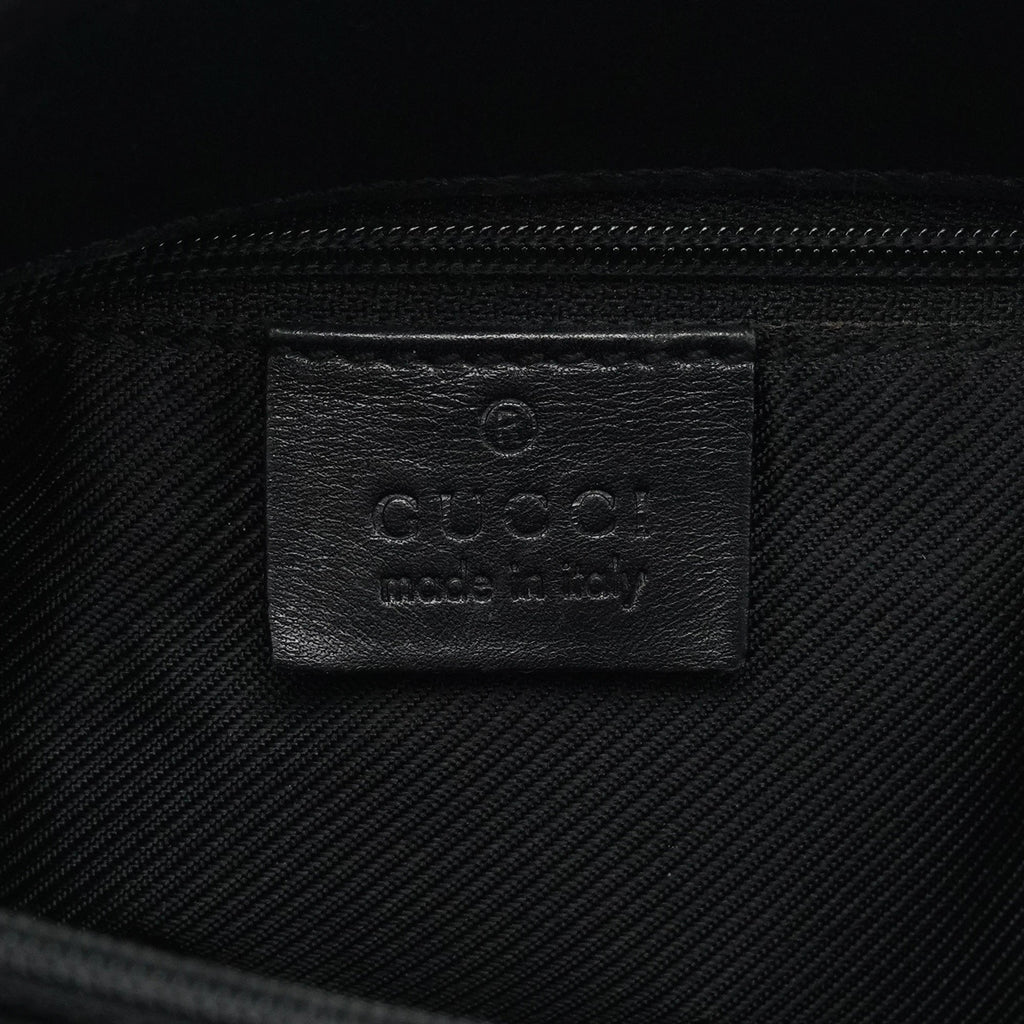 001 4286 Black GG Bucket Shoulder Bag
