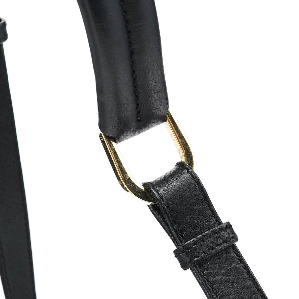 001 4286 Black GG Bucket Shoulder Bag