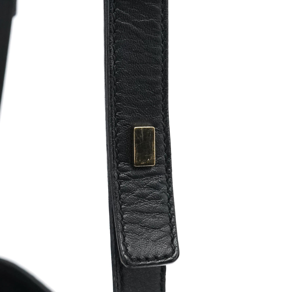 001 4286 Black GG Bucket Shoulder Bag