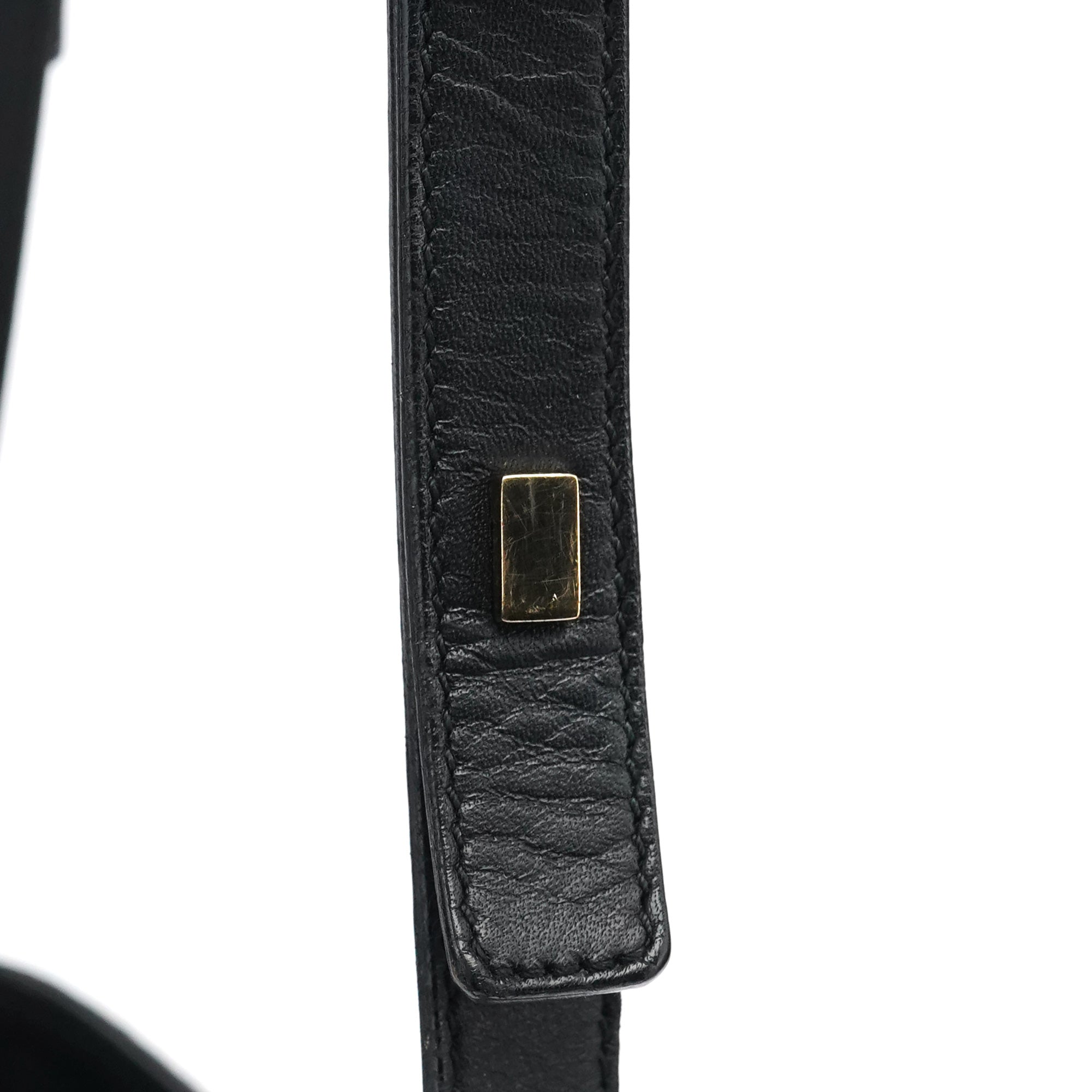 001 4286 Black GG Bucket Shoulder Bag