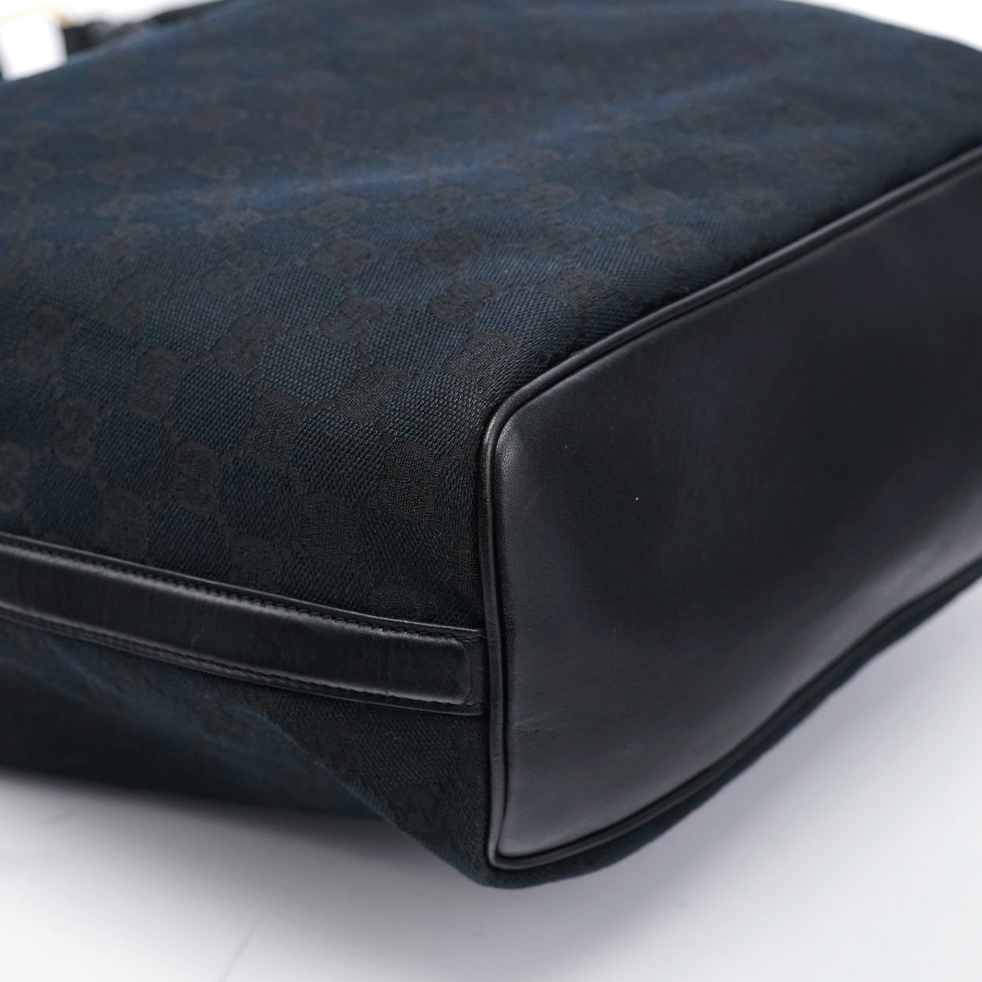 001 4287 Black GG Hobo Shoulder Bag