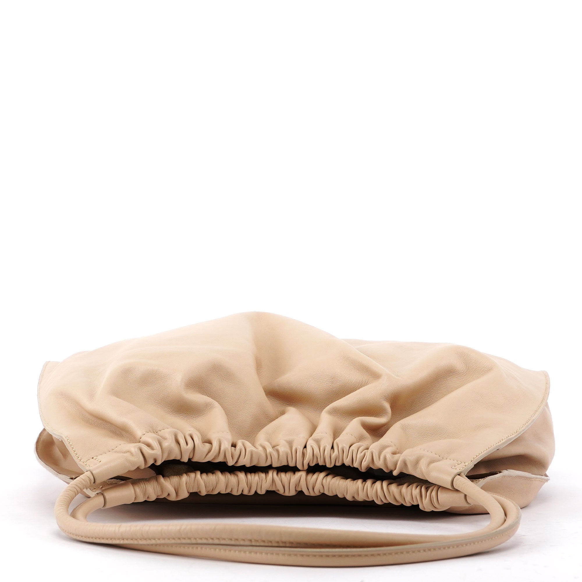 001 4332 Beige Calfskin Dual Handle Bag