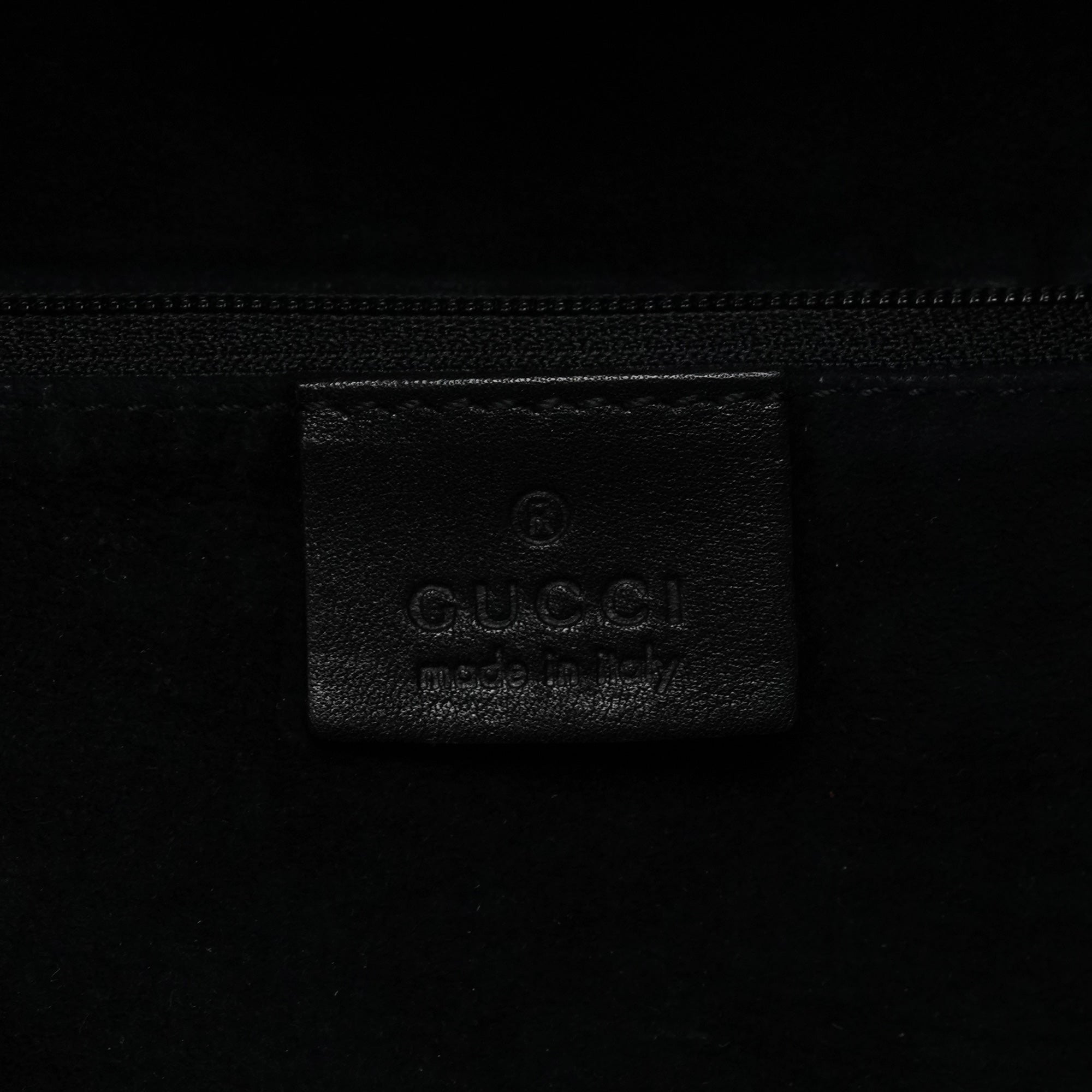 001 4335 Black Ruched Calfskin Shoulder Bag
