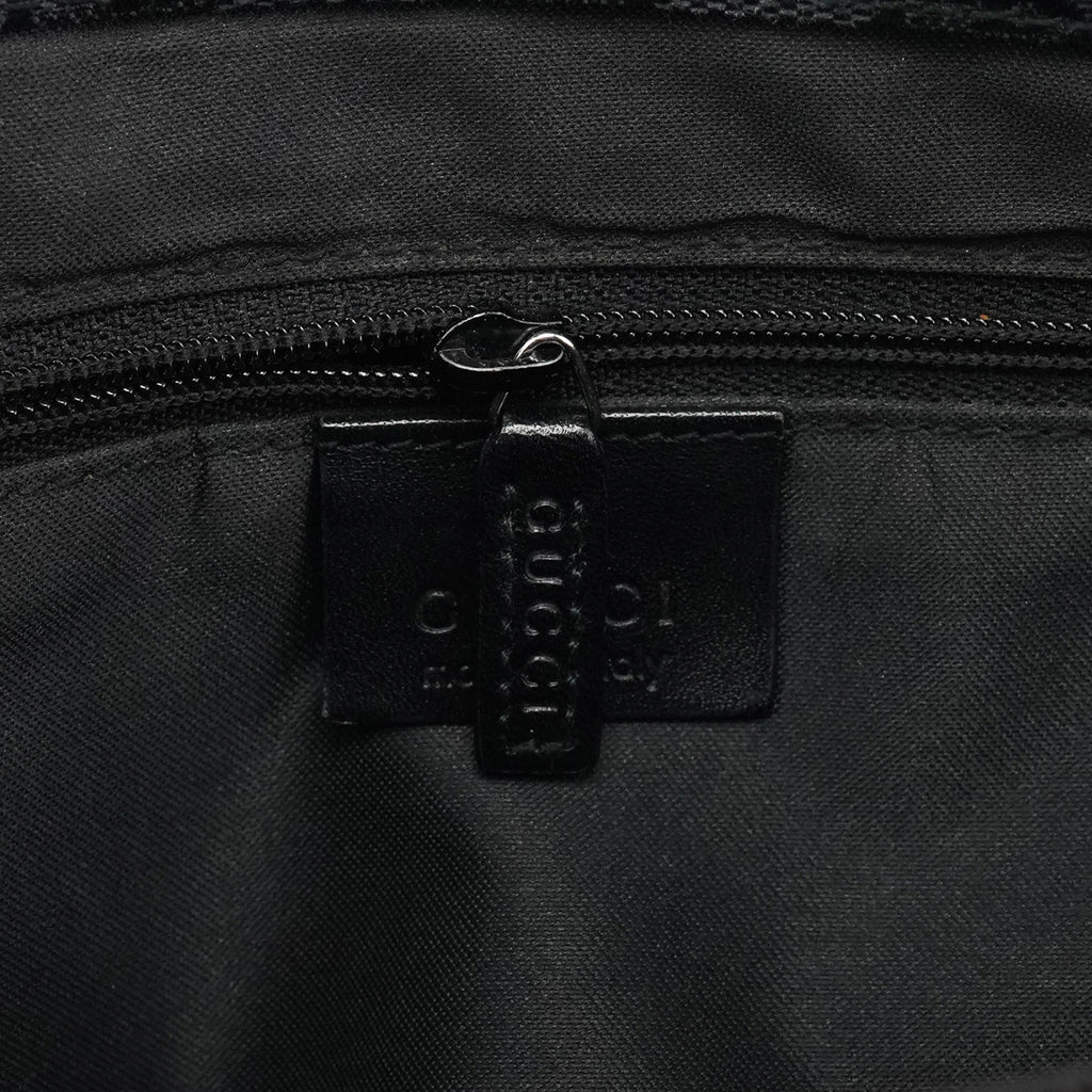002 1010 Anthracite GG Bamboo Tote Bag