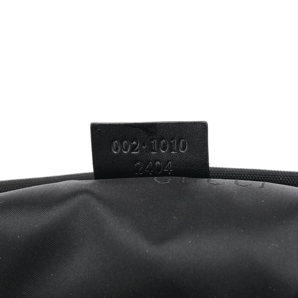 002 1010 Black Canvas Bamboo Tote Bag