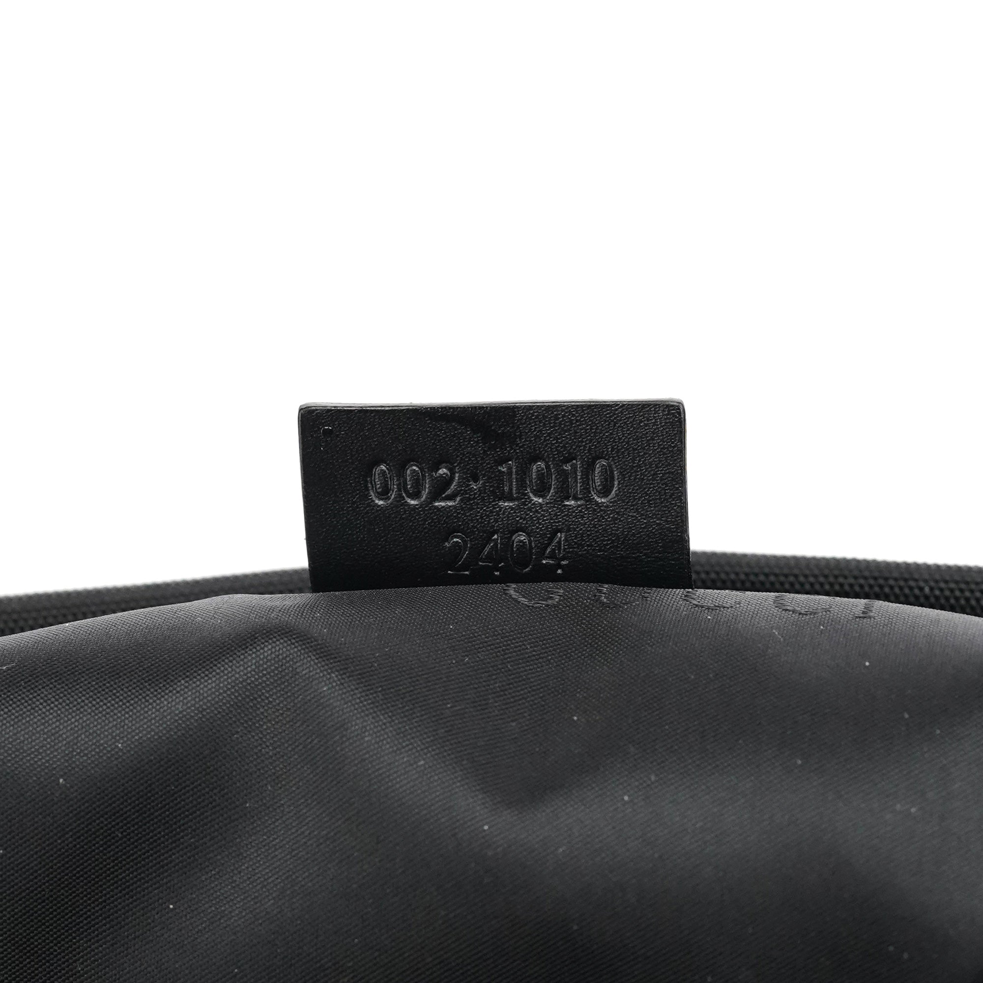 002 1010 Black Canvas Bamboo Tote Bag