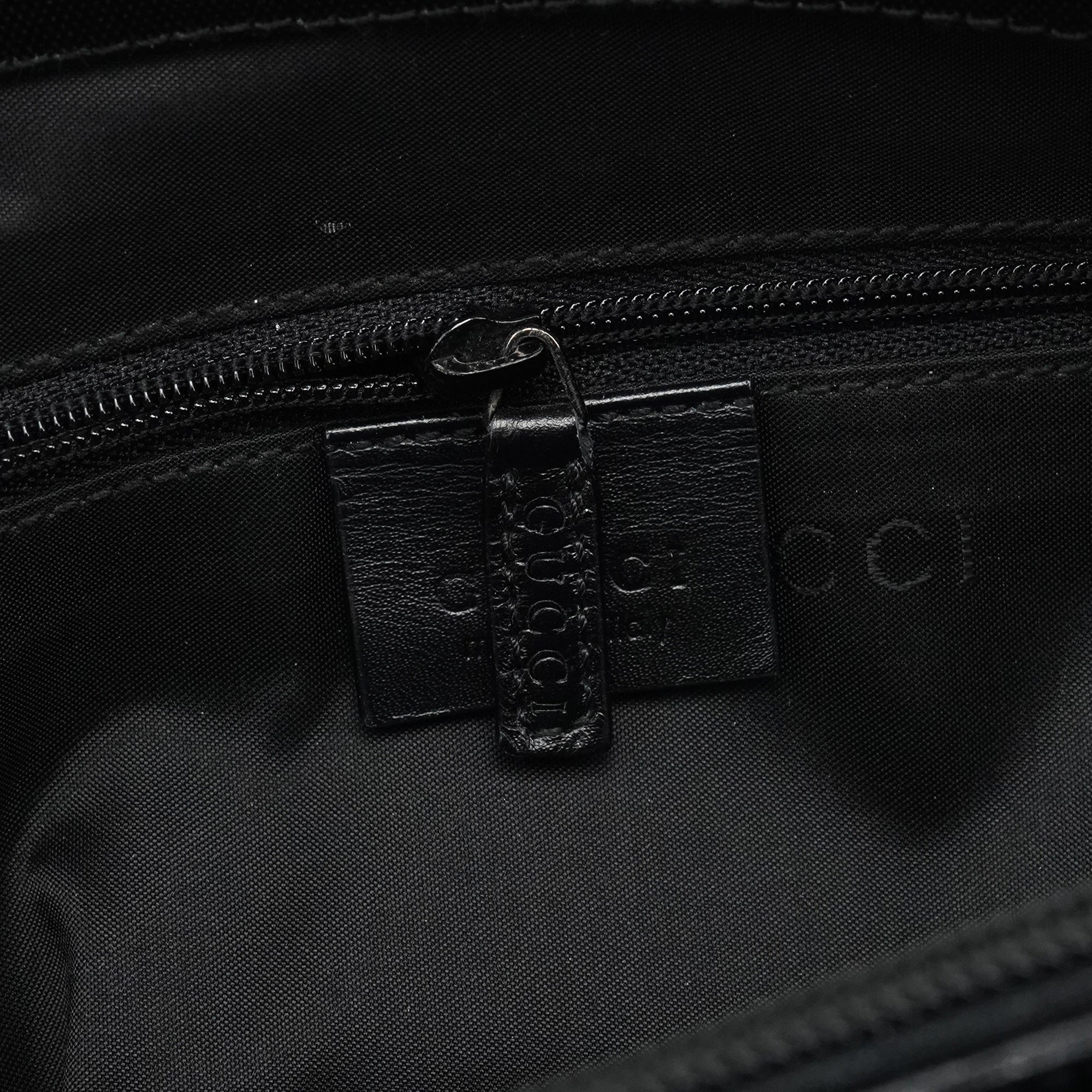 002 1010 Black Canvas Bamboo Tote Bag