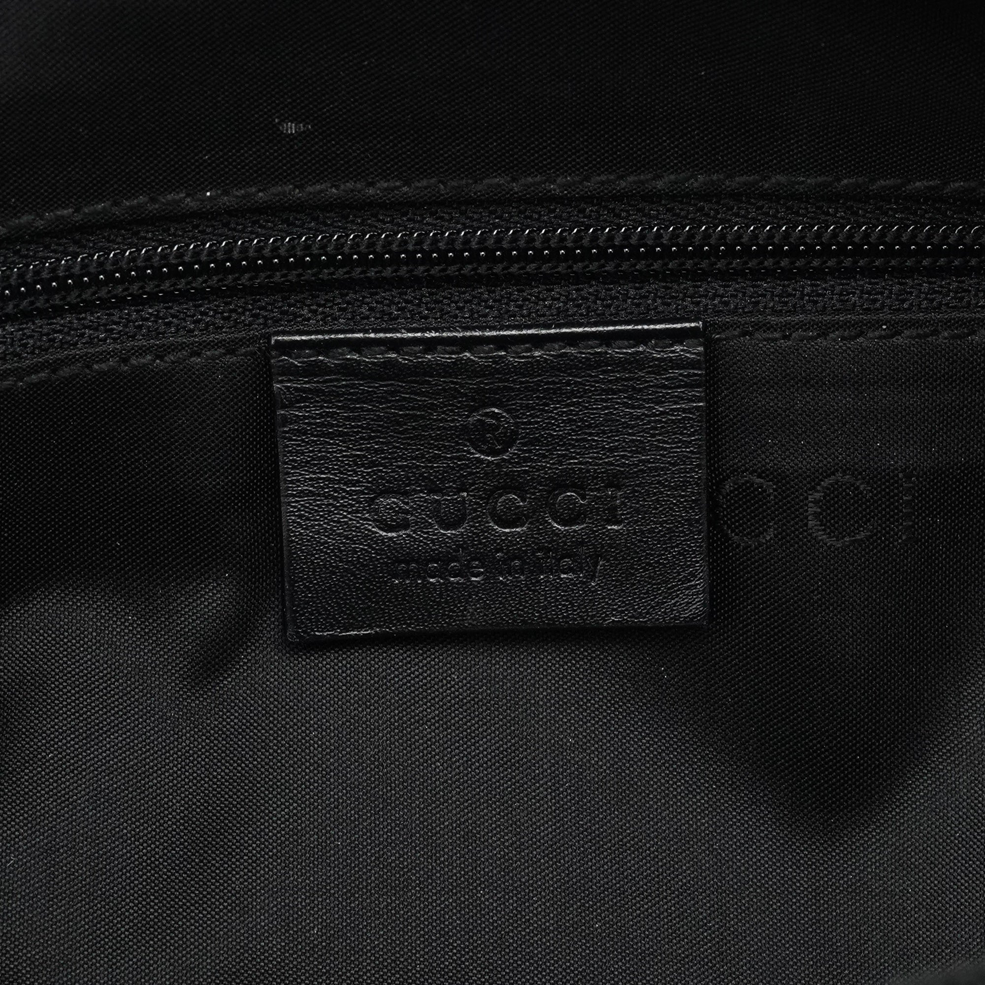 002 1010 Black Canvas Bamboo Tote Bag